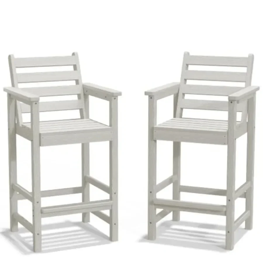 Adirondack Chair Wood - HDPE Tall Adirondack Bar Chairs for