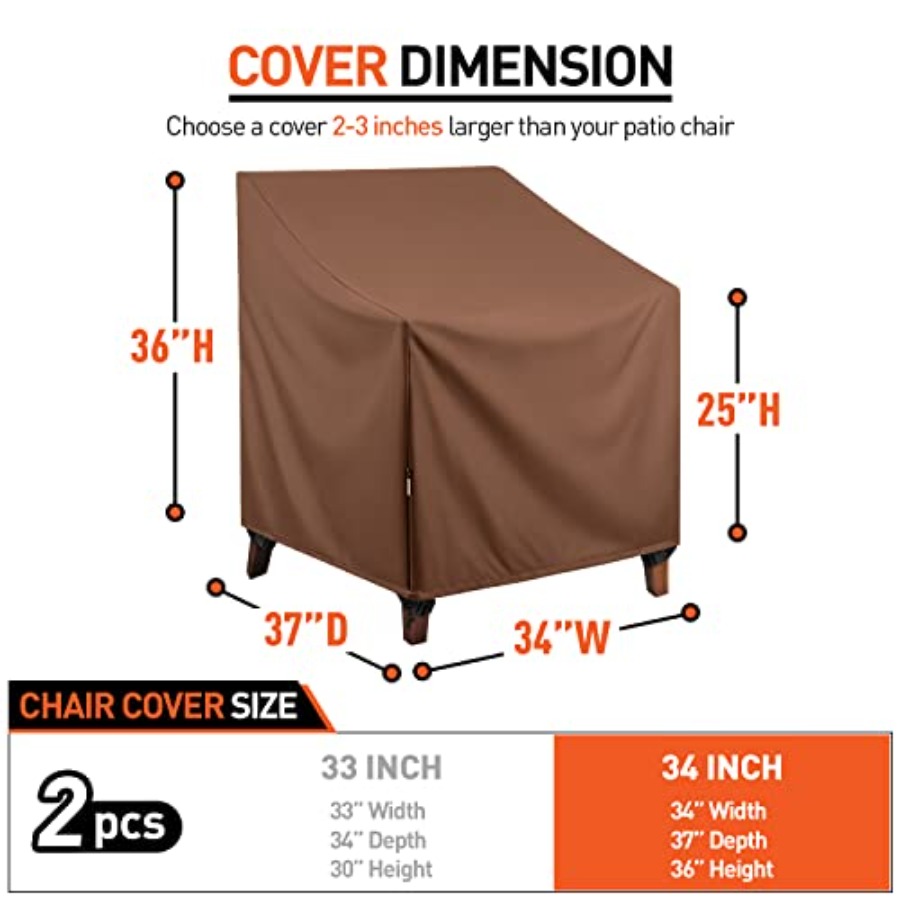 Waterproof Patio Chair Covers, - Outdoor Furniture Heavy ulasan dan harga