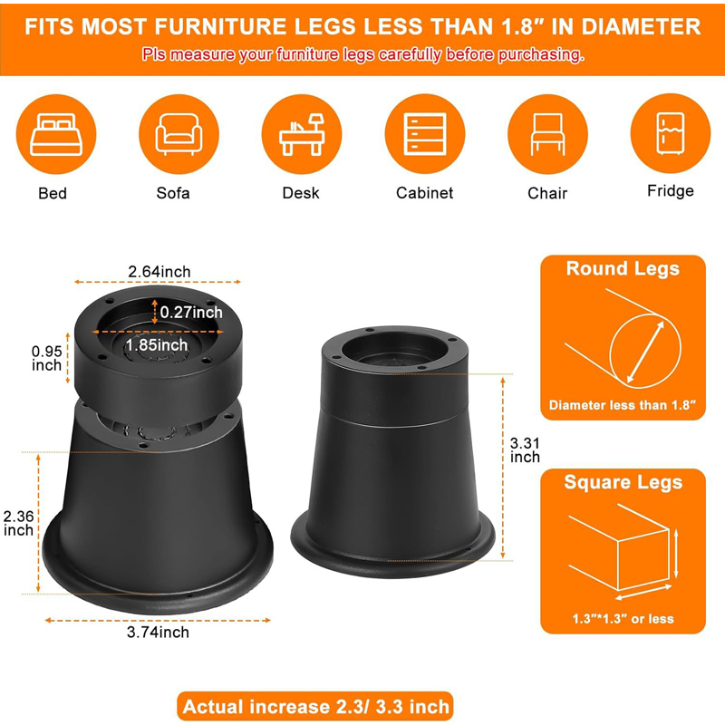 4Pcs Heavy Duty Furniture Rise - Bistro Table Set ulasan dan harga