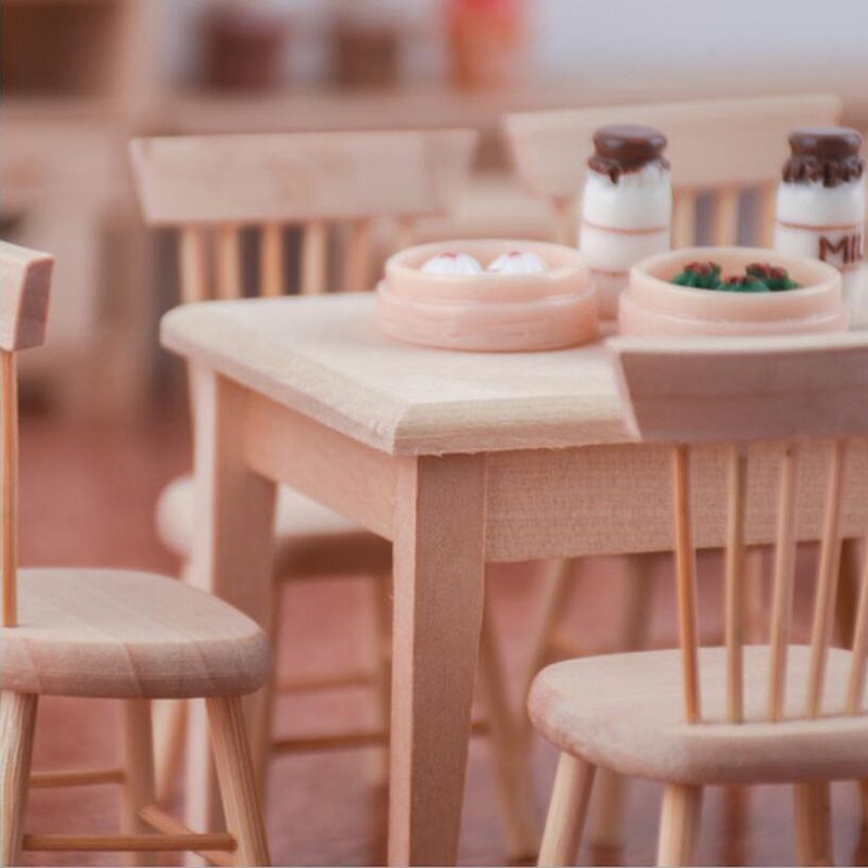 1/12 Miniature Dollhouse Furni - Bistro Table Set ulasan dan harga