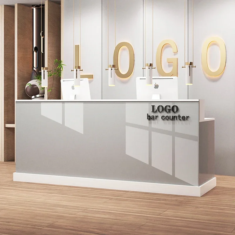 Front Desk Table Aesthetics Re - Outdoor Furniture In Store ulasan dan harga