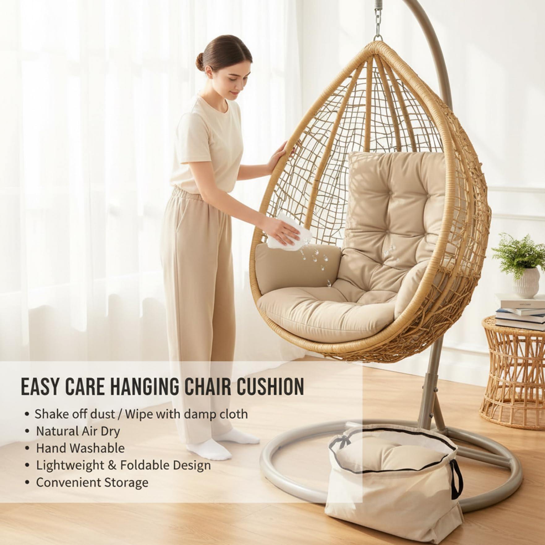 Egg Chair Cushion Replacement, - Outdoor Furniture No Cushions ulasan dan harga