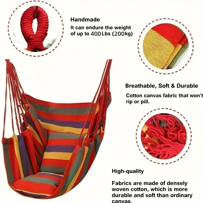 Hot Colorful Striped Canvas Ha - Outdoor Furniture No Cushions ulasan dan harga