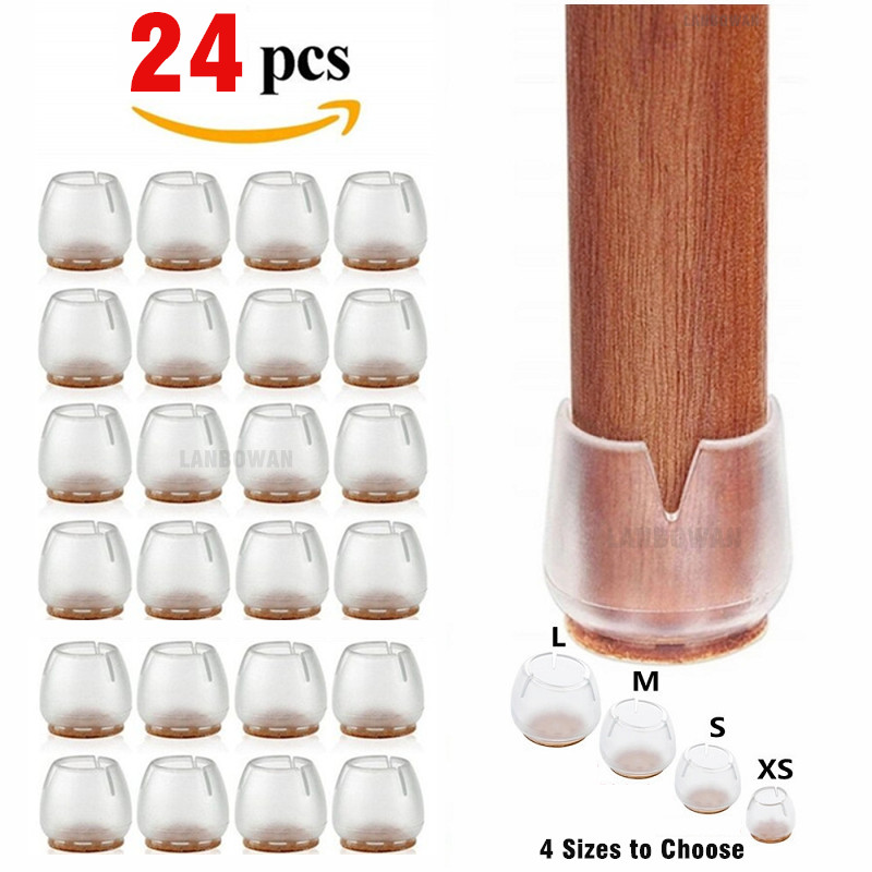 24pcs Silicone Chair Leg Prote - Bistro Table Set ulasan dan harga