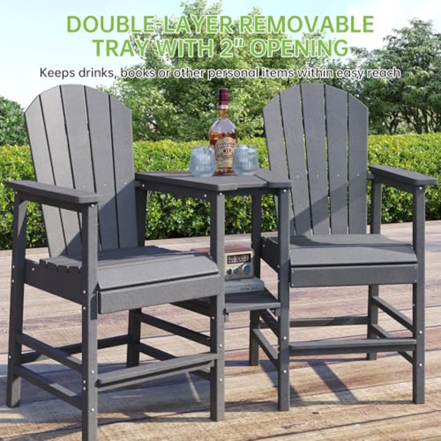 Outdoor balcony deck use: HDPE - Adirondack Chair Wood ulasan dan harga