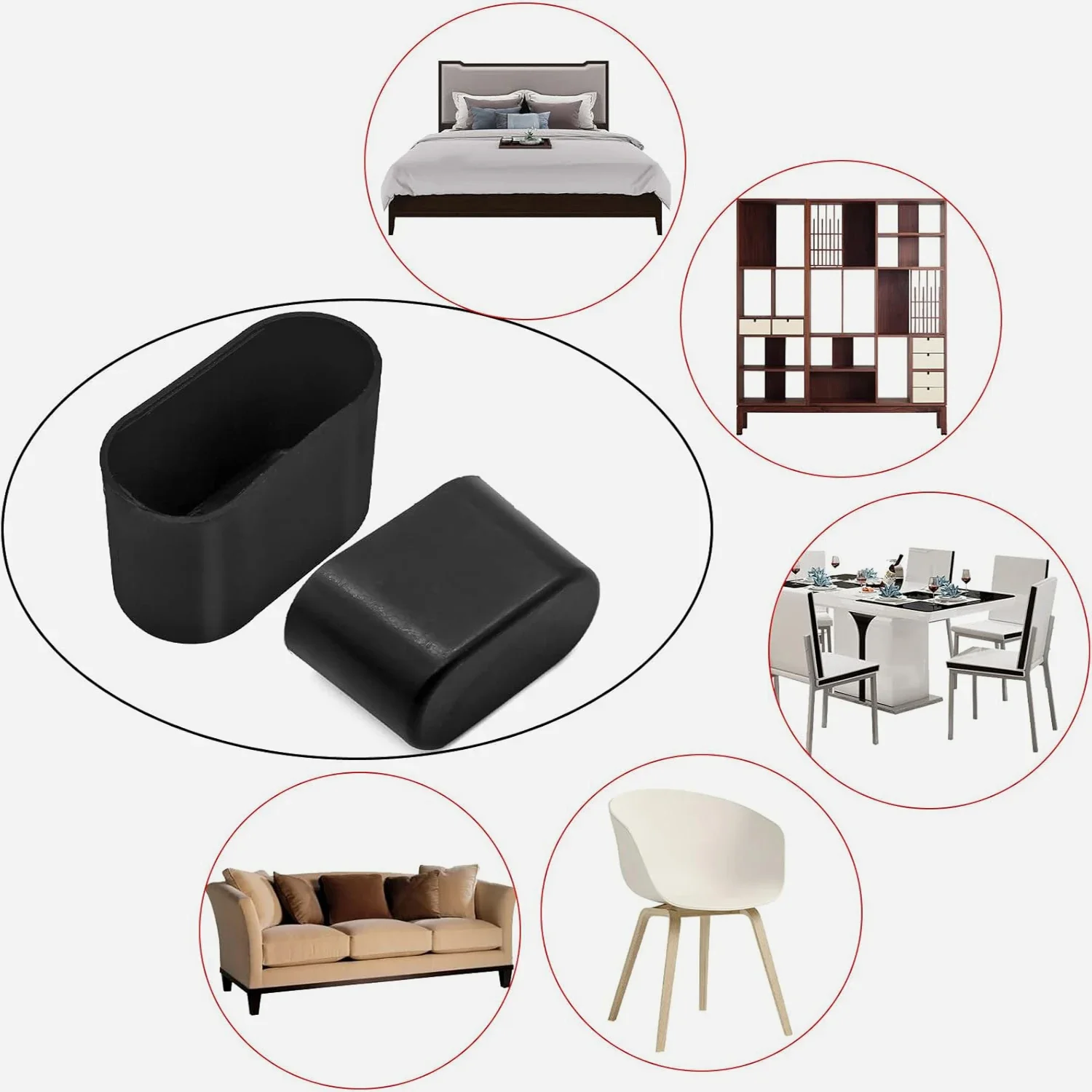 4-32Pcs Silicone Oval Chair Le - Bistro Table Set ulasan dan harga