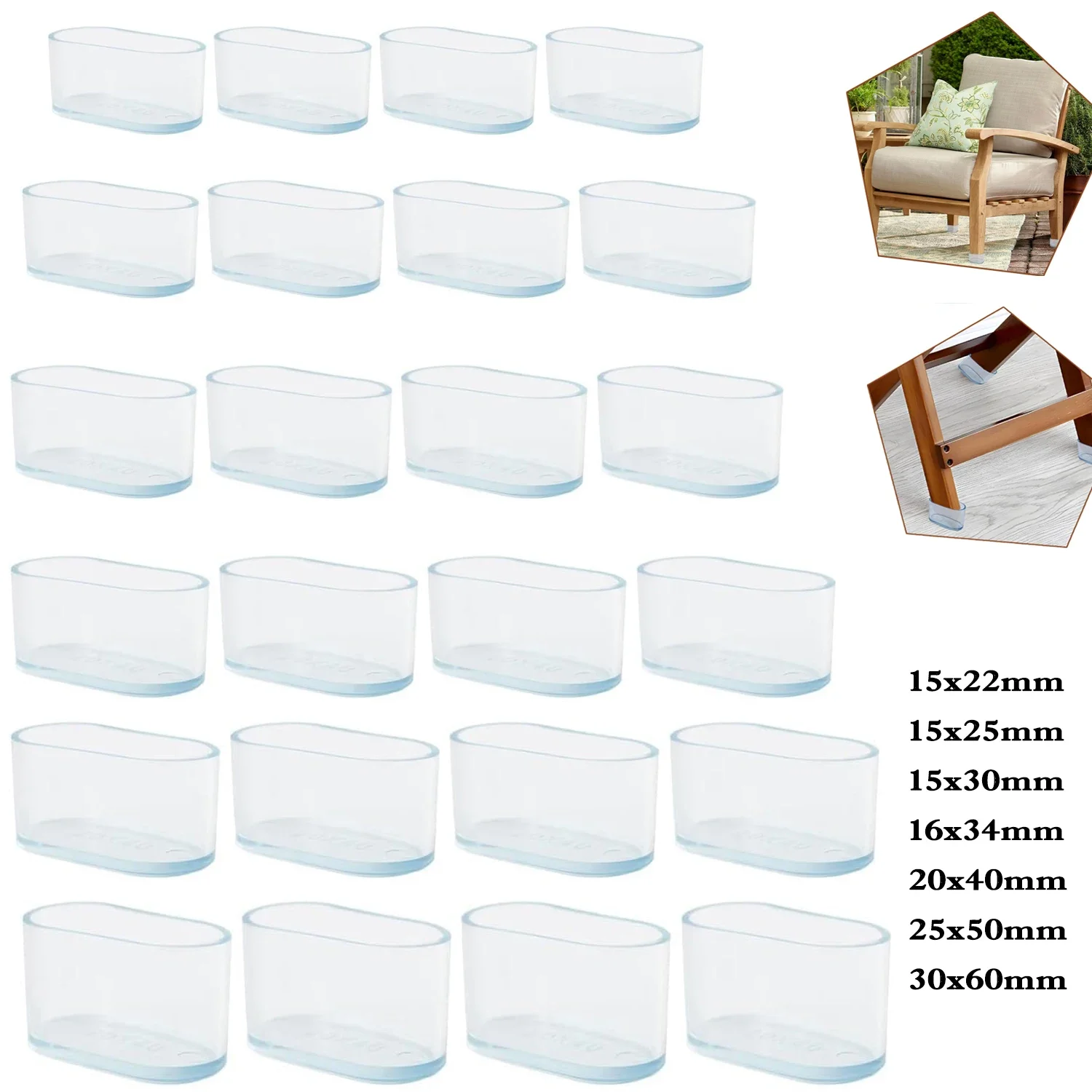 4-32Pcs Silicone Oval Chair Le - Bistro Table Set ulasan dan harga