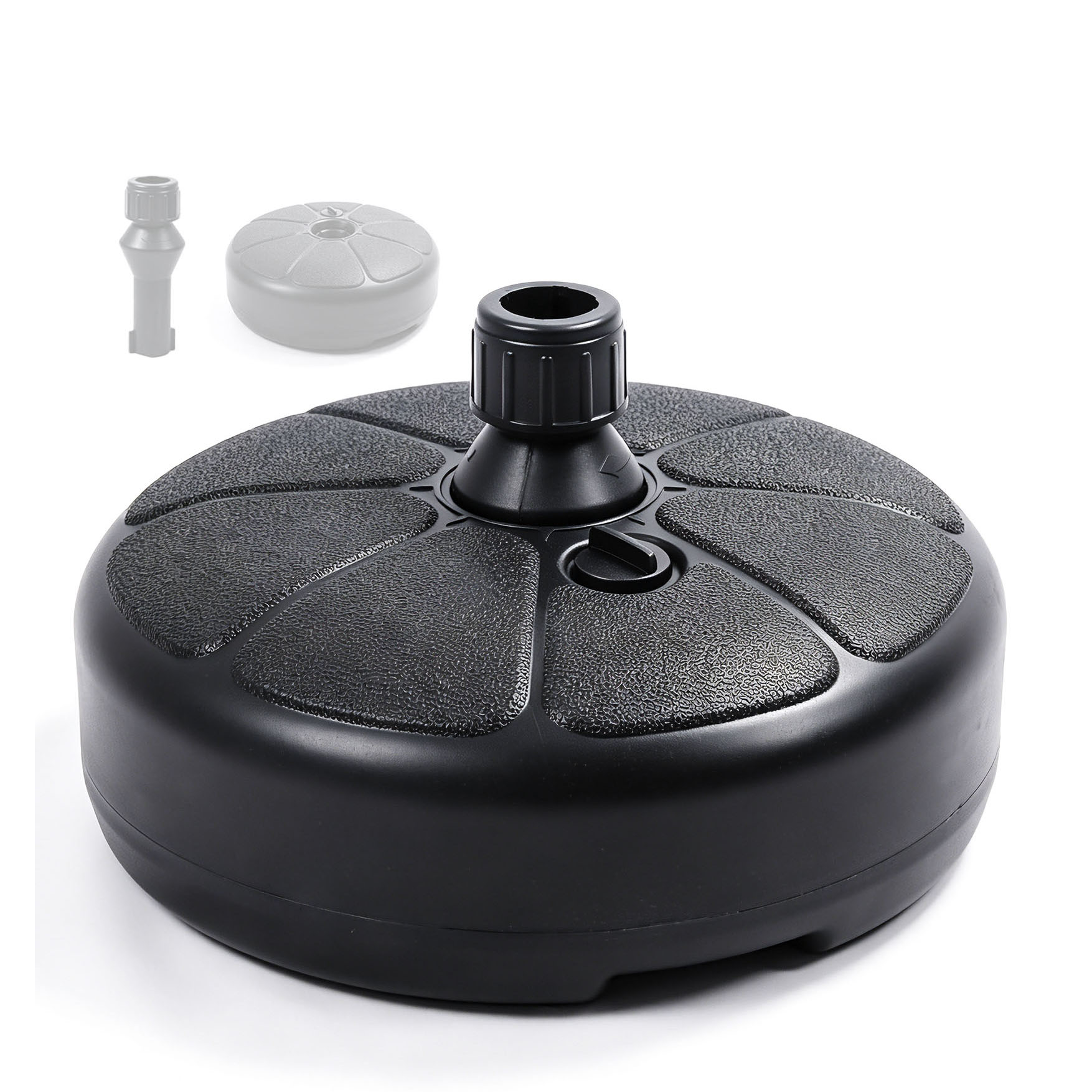 26lbs Fillable Water Sand Umbr - Outdoor Furniture Umbrella ulasan dan harga