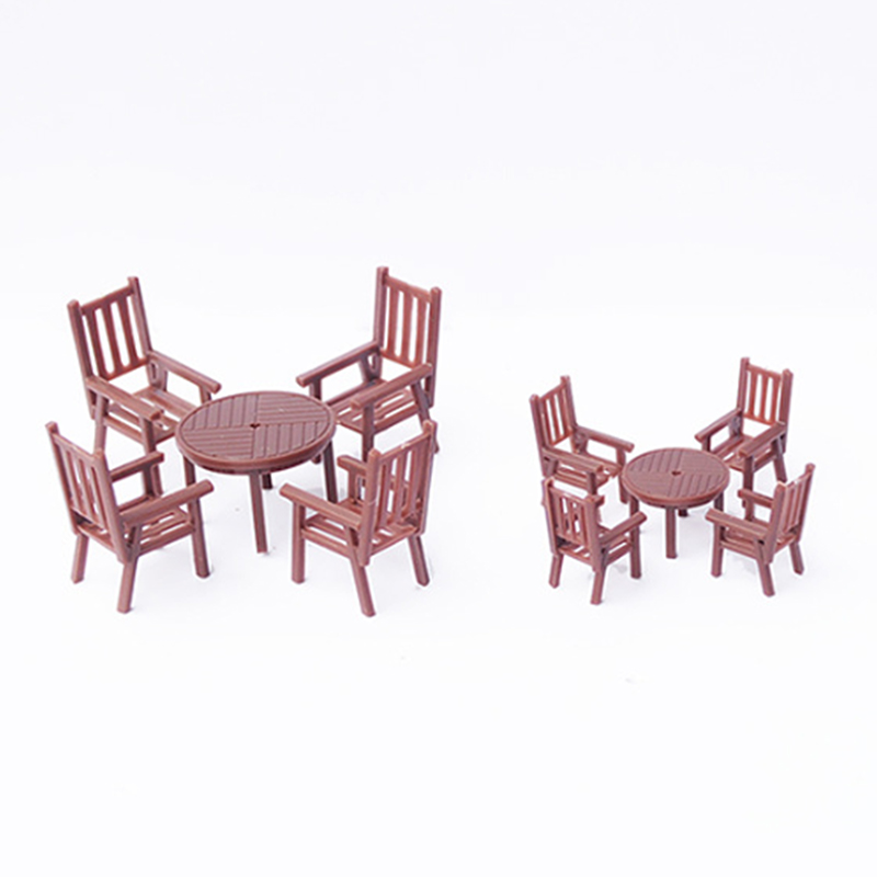 Dollhouse Miniature Double Tab - Bistro Table Set ulasan dan harga