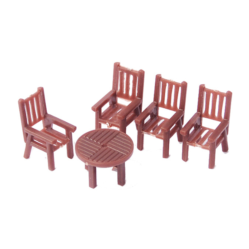 Dollhouse Miniature Double Tab - Bistro Table Set ulasan dan harga