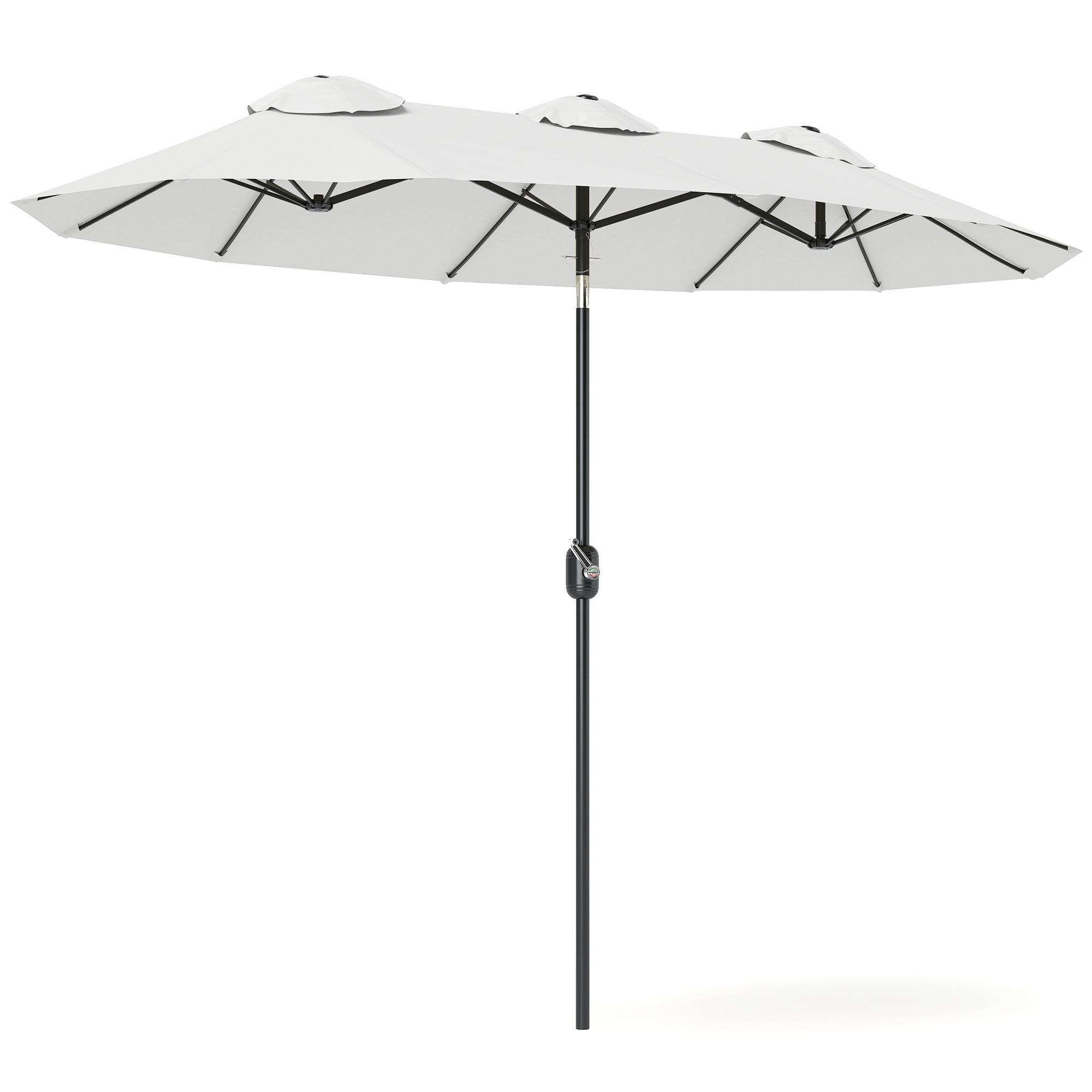 9.7' Double-Sided Patio Umbrel - Outdoor Furniture Umbrella ulasan dan harga