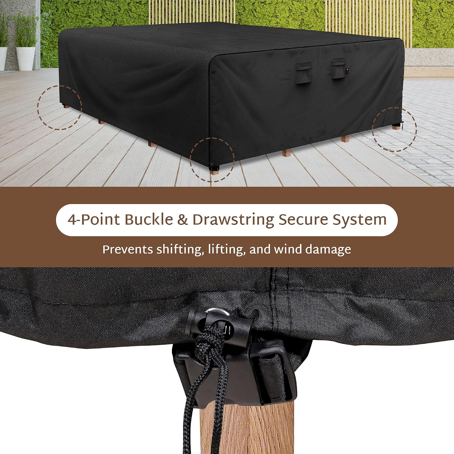 Rectangular 600D Heavy-Duty Ou - Outdoor Furniture Heavy ulasan dan harga