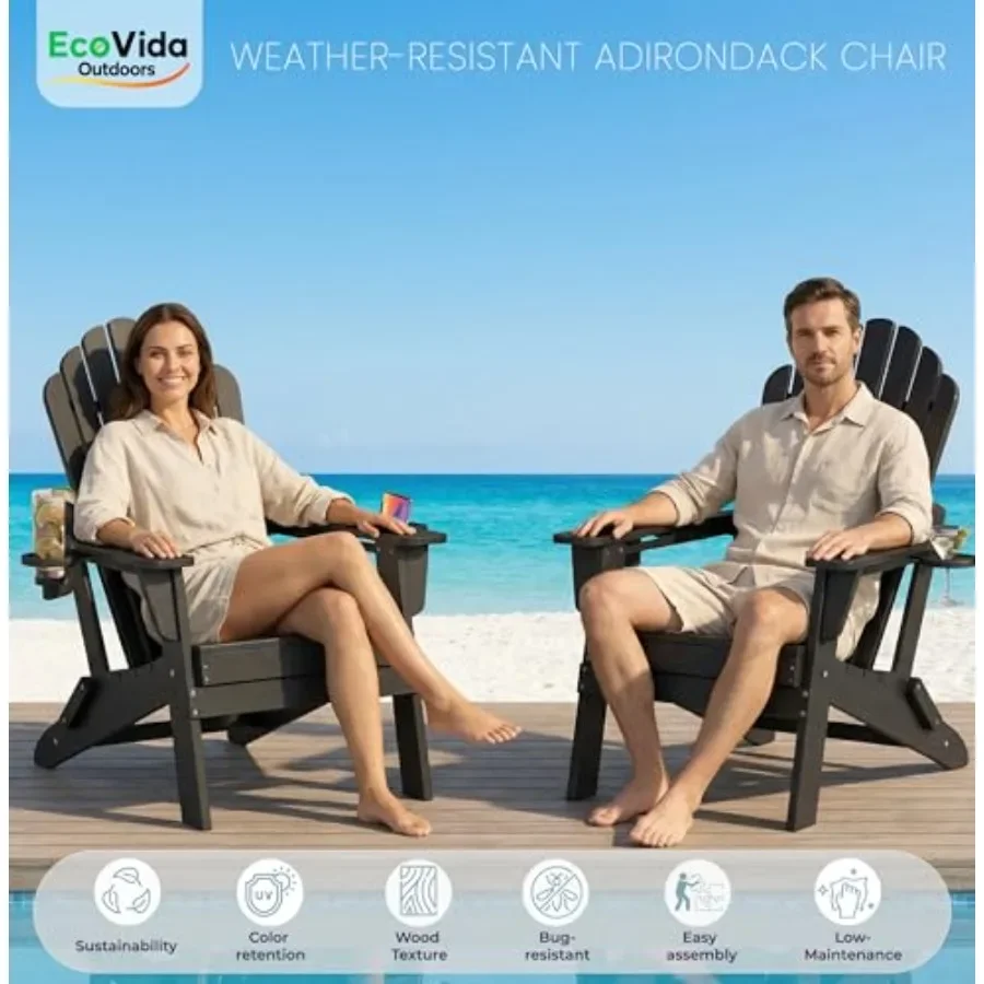 HDPE Folding Adirondack Chair  - Adirondack Chair Wood ulasan dan harga