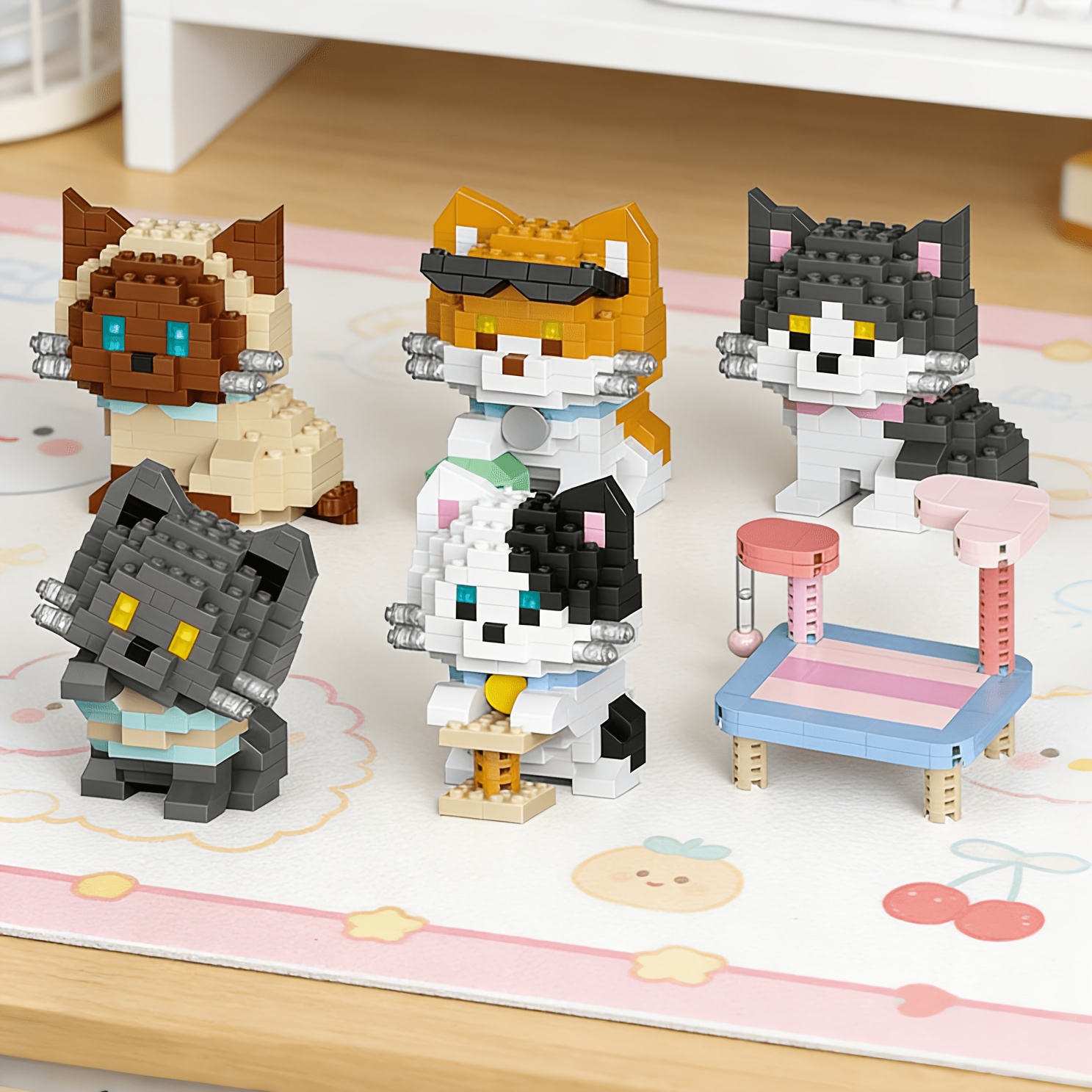 Cat Series Building Blocks Set - Bistro Table Set ulasan dan harga