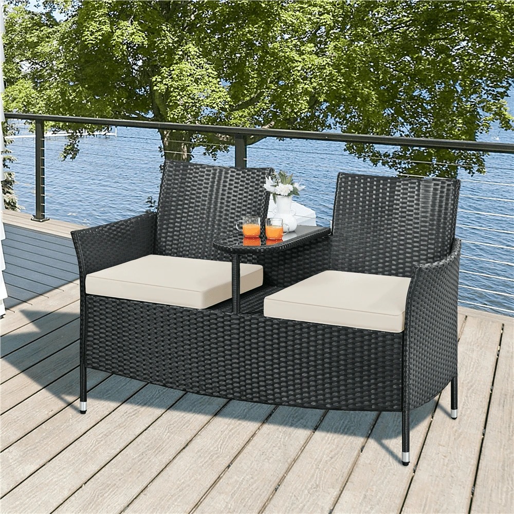 Premium Outdoor Double Chair 2 - Outdoor Furniture Heavy ulasan dan harga