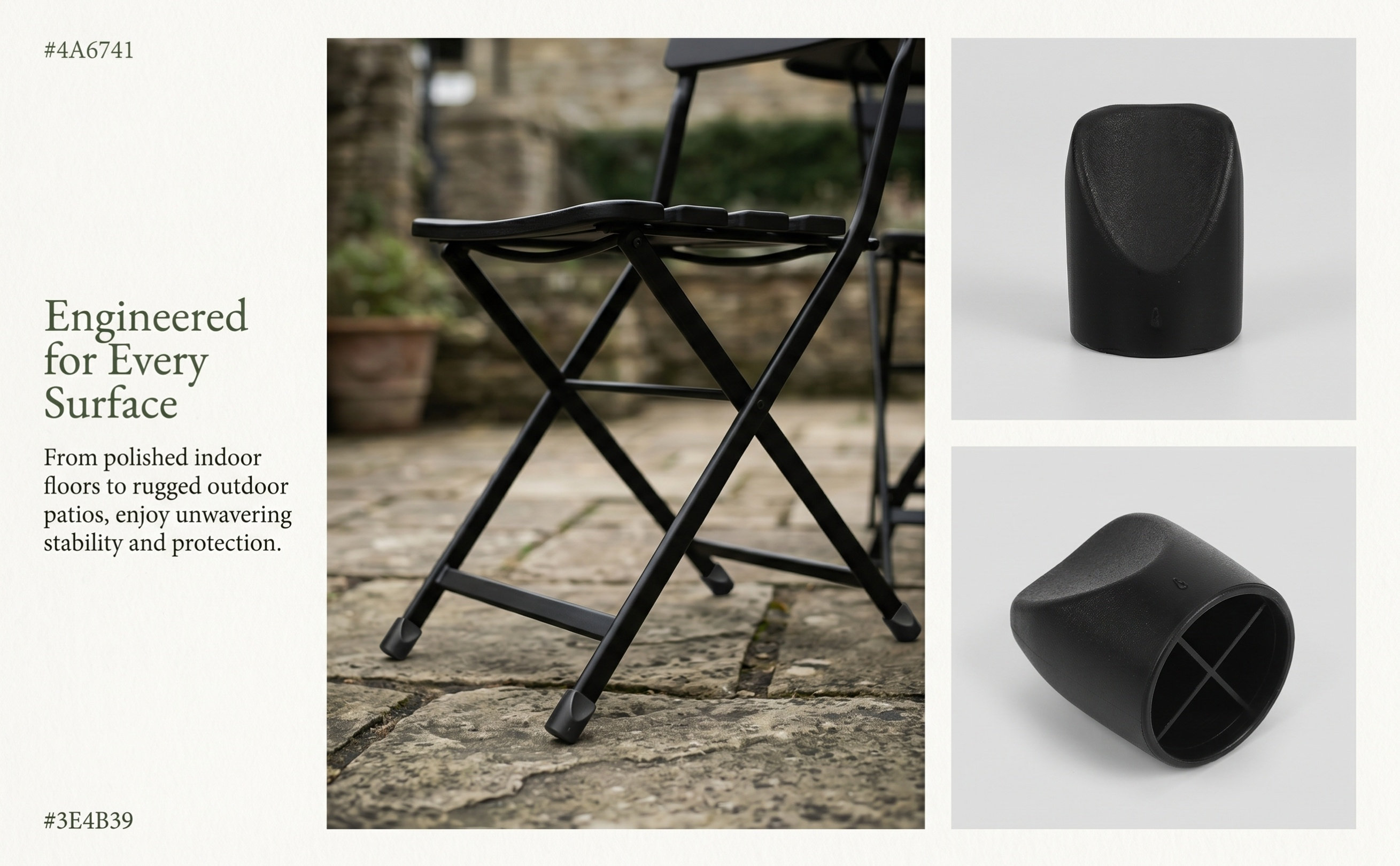 8Pcs Black Chair Stabilizer Ca - Outdoor Furniture Heavy ulasan dan harga