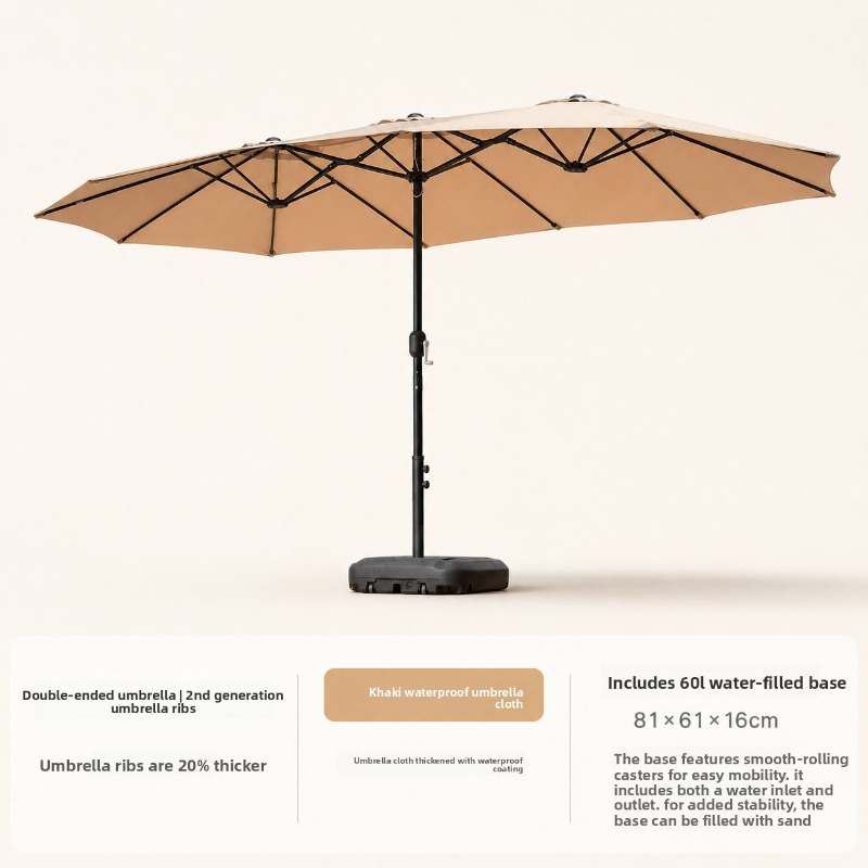 Outdoor Shade Umbrella Large C - Outdoor Furniture Umbrella ulasan dan harga
