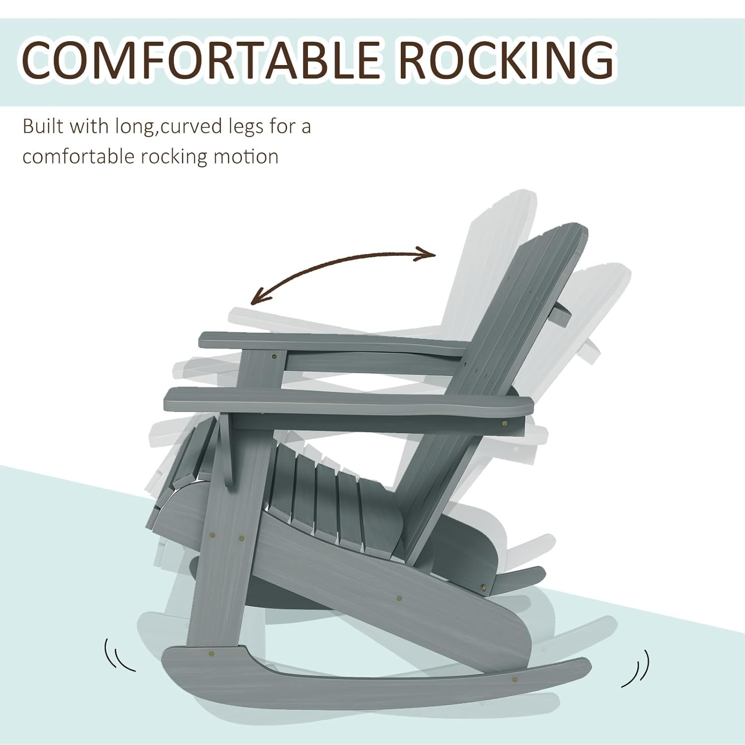 Slatted Wooden Adirondack Rock - Adirondack Chair Wood ulasan dan harga