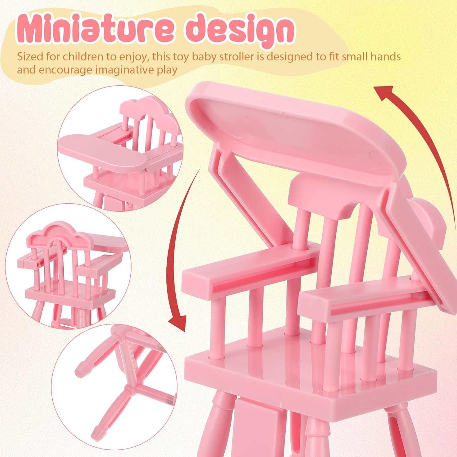 1:12 Dollhouse Miniature Furni - Bistro Table Set ulasan dan harga