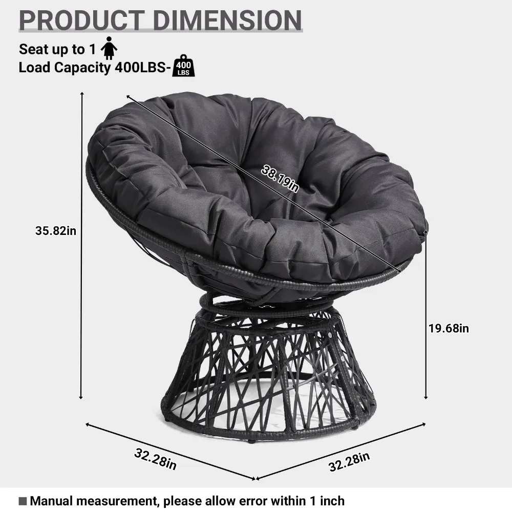 Swivel 3 Garden In/Outdoor Rad - Outdoor Furniture No Cushions ulasan dan harga
