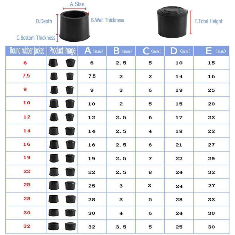 Round Rubber Chair Leg Pad 6/7 - Bistro Table Set ulasan dan harga
