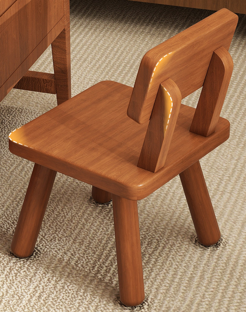 Solid Wood Robot Kids Chair, C - Adirondack Chair Wood ulasan dan harga